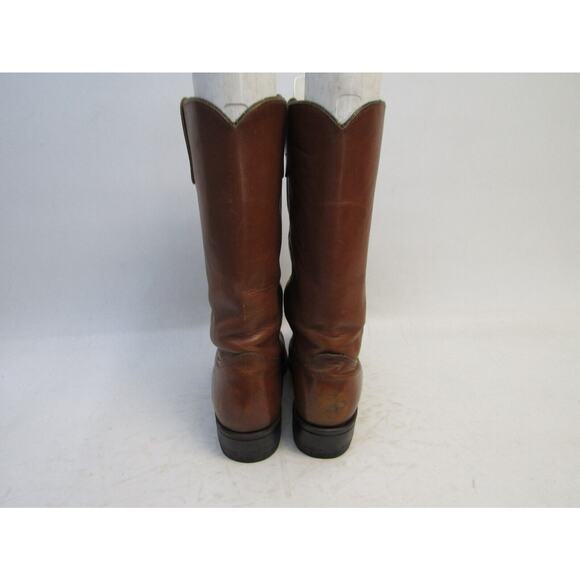 Texas Brand Mens Size 8.5 D Brown Leather Western Cowboy Boots main image 8